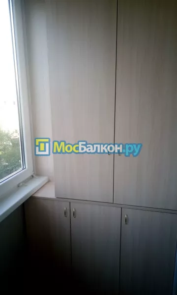 Шкаф на балкон купить в Лобне на заказ недорого от МосБалкон