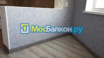 Остекление балкона с утеплением и отделкой +  покраской стен