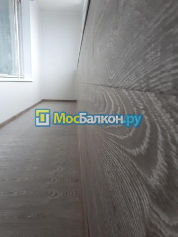 Остекление прямой лоджии пластиковыми окнами