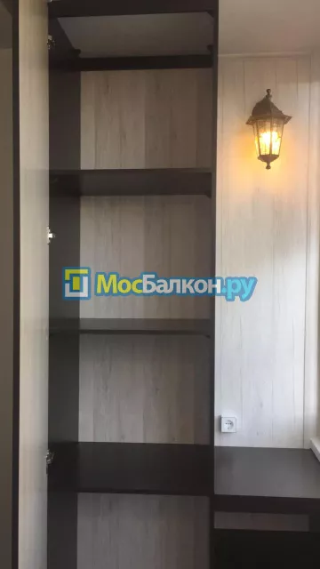 Шкаф на балкон купить в Лобне на заказ недорого от МосБалкон