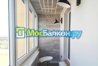 Качественное остекление лоджии с отделкой