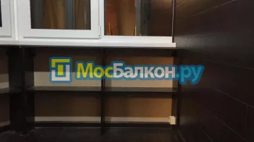 Шкаф на балкон купить в Лобне на заказ недорого от МосБалкон