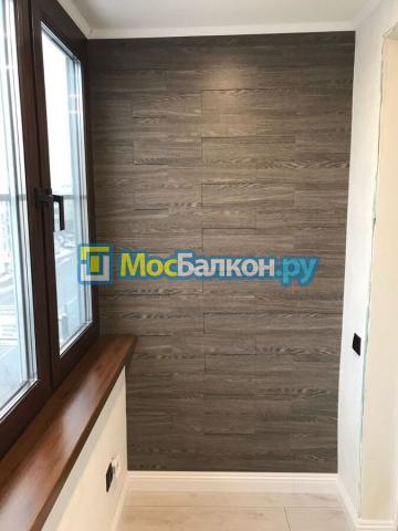 отделка балконов ламинатом примеры работ