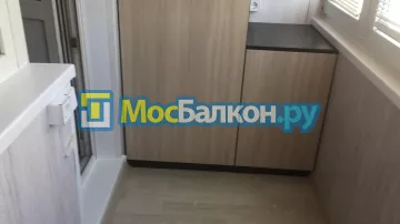 Шкаф на балкон купить в Лобне на заказ недорого от МосБалкон