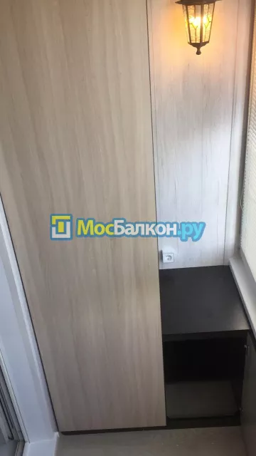 Шкаф на балкон купить в Лобне на заказ недорого от МосБалкон