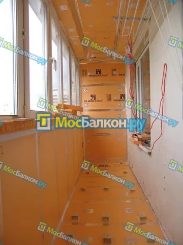 Утепление балкона пеноплэксом в Лобне на заказ недорого от МосБалкон