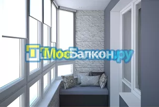Заказать балкон в Лобне цена от 1320 руб | Остекление балконов и лоджий МосБалкон