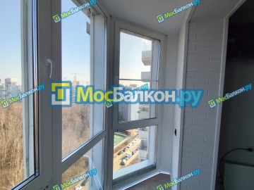 Панорамное остекление заказать под ключ по выгодной цене в Лобне от компании МосБалкон