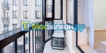 Отделка балкона и лоджии пластиковыми ПВХ панелями в Лобне от компании МосБалкон