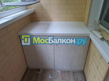 Шкаф на балкон купить в Лобне на заказ недорого от МосБалкон