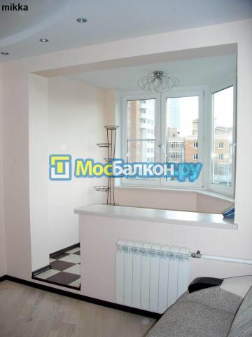 Остекление и отделка балконов в ЖК Восточное Бутово
