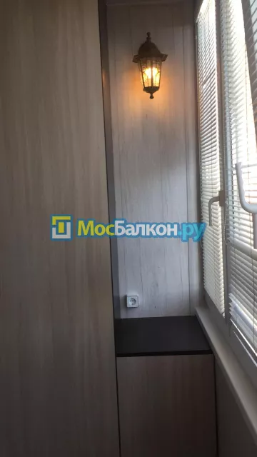Шкаф на балкон купить в Лобне на заказ недорого от МосБалкон