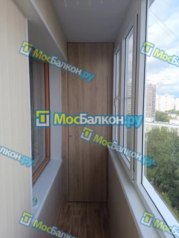 Шкаф на балкон купить в Лобне на заказ недорого от МосБалкон