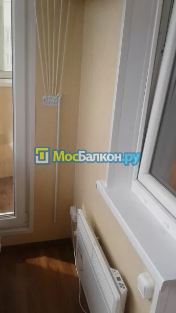 Отделка балкона и лоджии пластиковыми ПВХ панелями в Лобне от компании МосБалкон