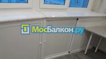 Шкаф на балкон купить в Лобне на заказ недорого от МосБалкон
