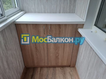 Шкаф на балкон купить в Лобне на заказ недорого от МосБалкон