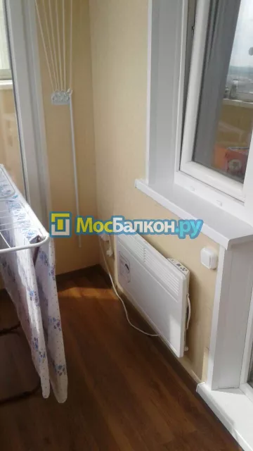 Отделка балкона и лоджии пластиковыми ПВХ панелями в Лобне от компании МосБалкон