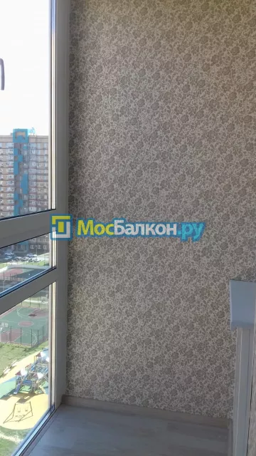 Отделка балкона и лоджии пластиковыми ПВХ панелями в Лобне от компании МосБалкон