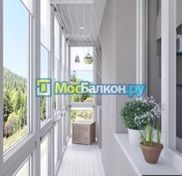 Отделка балкона и лоджии пластиковыми ПВХ панелями в Лобне от компании МосБалкон