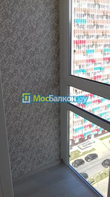 Отделка балкона и лоджии пластиковыми ПВХ панелями в Лобне от компании МосБалкон