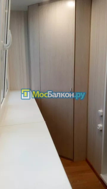 Шкаф на балкон купить в Лобне на заказ недорого от МосБалкон