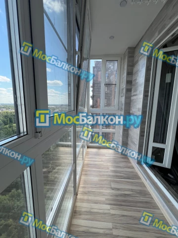Панорамное остекление заказать под ключ по выгодной цене в Лобне от компании МосБалкон