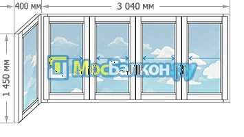 Заказать балкон в Лобне цена от 1320 руб | Остекление балконов и лоджий МосБалкон