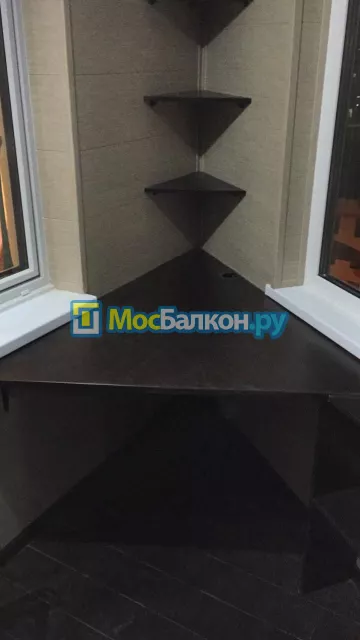 Шкаф на балкон купить в Лобне на заказ недорого от МосБалкон