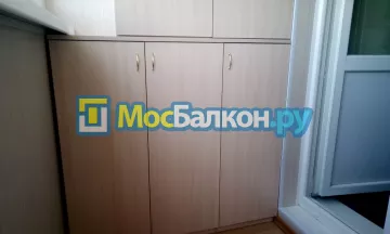 Шкаф на балкон купить в Лобне на заказ недорого от МосБалкон